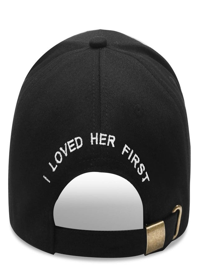 Tmsek Father of The Bride Gifts Dad Hat, Wedding Gifts for Dad from Bride Daughter, I Loved Her First Adjustable Men Baseball Cap (Dad) - Image 3